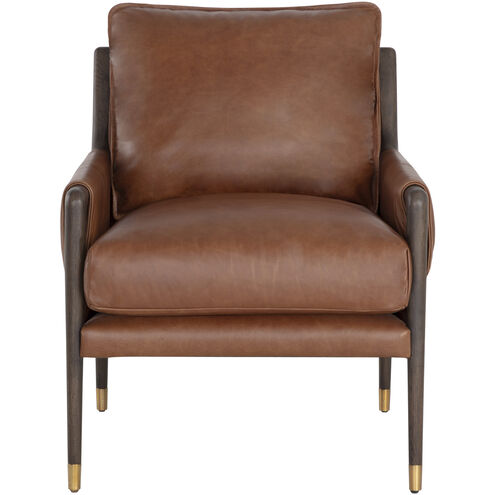 Mauti Brown / Shalimar Tobacco Leather Armchair